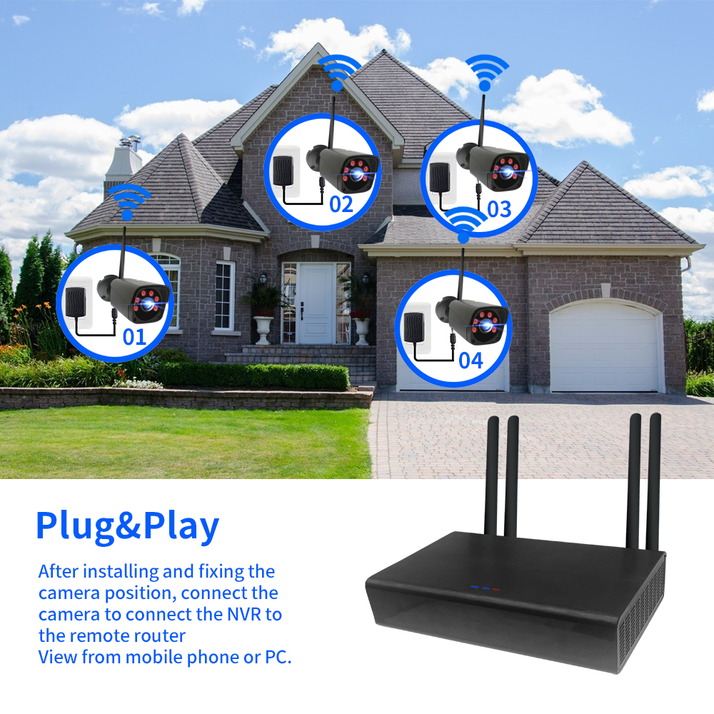 GUUDGO-4CH-20MP-1080P-Wireless-Black-Surveillance-Camera-System-Kits-outdoorIndoor-Weatherproof--P2P-1745110-5
