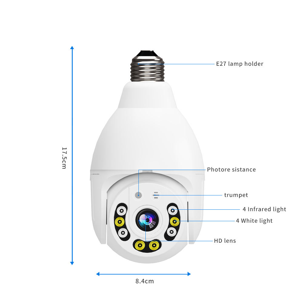 GUUDGO-V380-8-LED-WIFI-E27-Bulb-Dome-Camera-PTZ-AP-Hotspot-Dual-Light-4-infrared--4-White-Light-Nigh-1903955-13