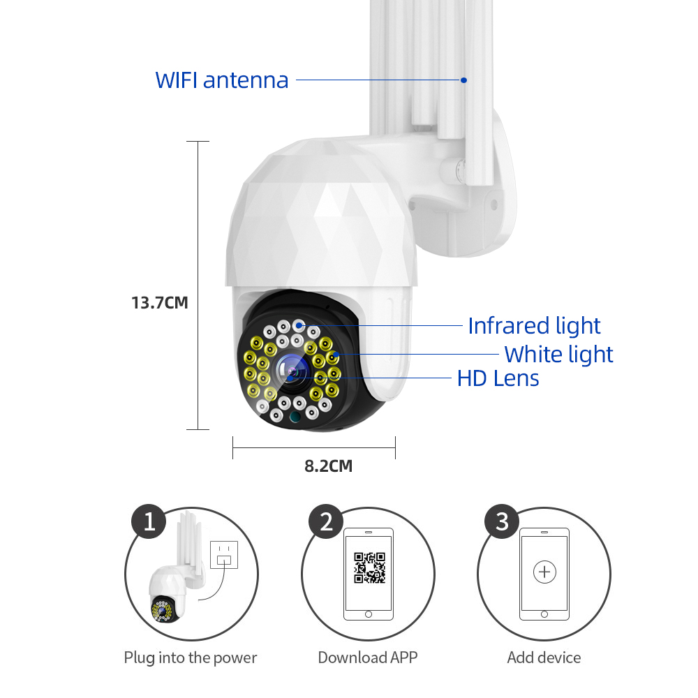 Guudgo-28LED-5X-Zoom-HD-3MP-IP-Security-Camera-Outdoor-PTZ-Night-Vision-Wifi-IP66-Waterproof-Two-Way-1838470-14