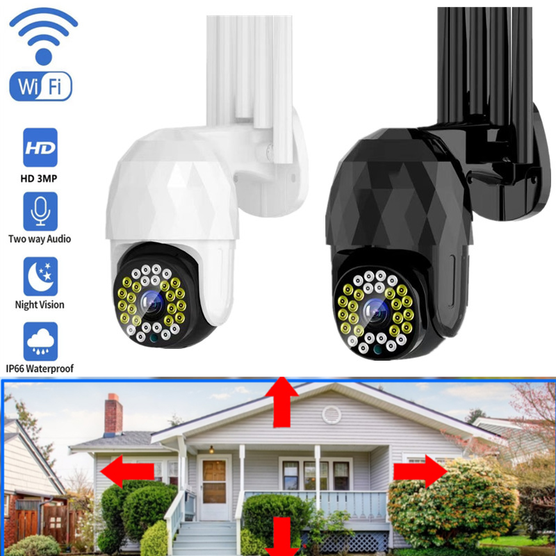 Guudgo-28LED-5X-Zoom-HD-3MP-IP-Security-Camera-Outdoor-PTZ-Night-Vision-Wifi-IP66-Waterproof-Two-Way-1838470-3