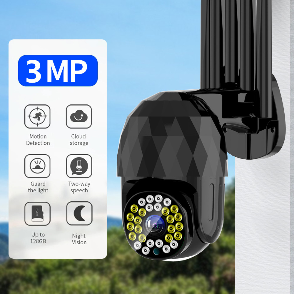 Guudgo-28LED-5X-Zoom-HD-3MP-IP-Security-Camera-Outdoor-PTZ-Night-Vision-Wifi-IP66-Waterproof-Two-Way-1838470-5