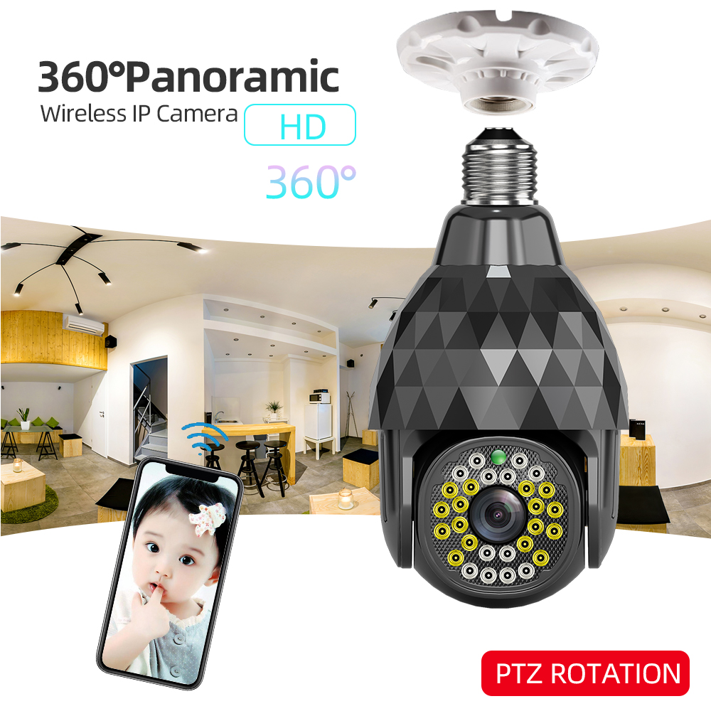 Guudgo-WIFI-PTZ-HD-1080P-Surveillance-E27-Camera-28-LED-Diamond-Bulb-Ball-Camera-Smart-Dual-light--N-1931163-2