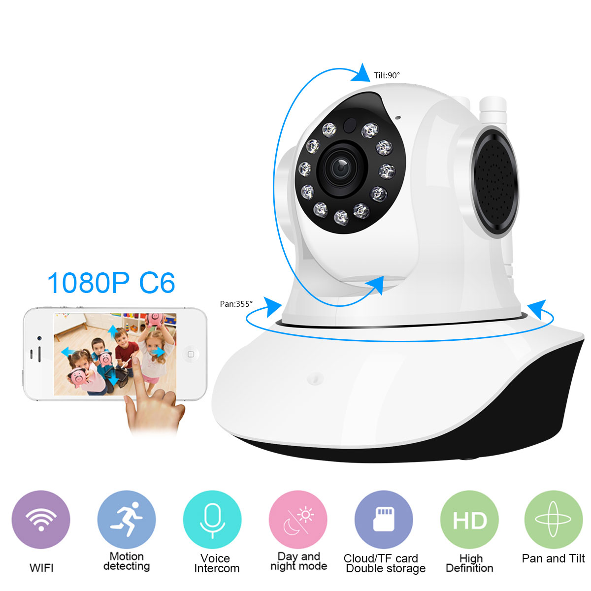 Jooan-C6C-HD-1080P-WIFI-IP-Camera-11-LED-PT-360deg-Built-in-Antenna-IP-Camera-Moving-Detection-Two-w-1603948-2