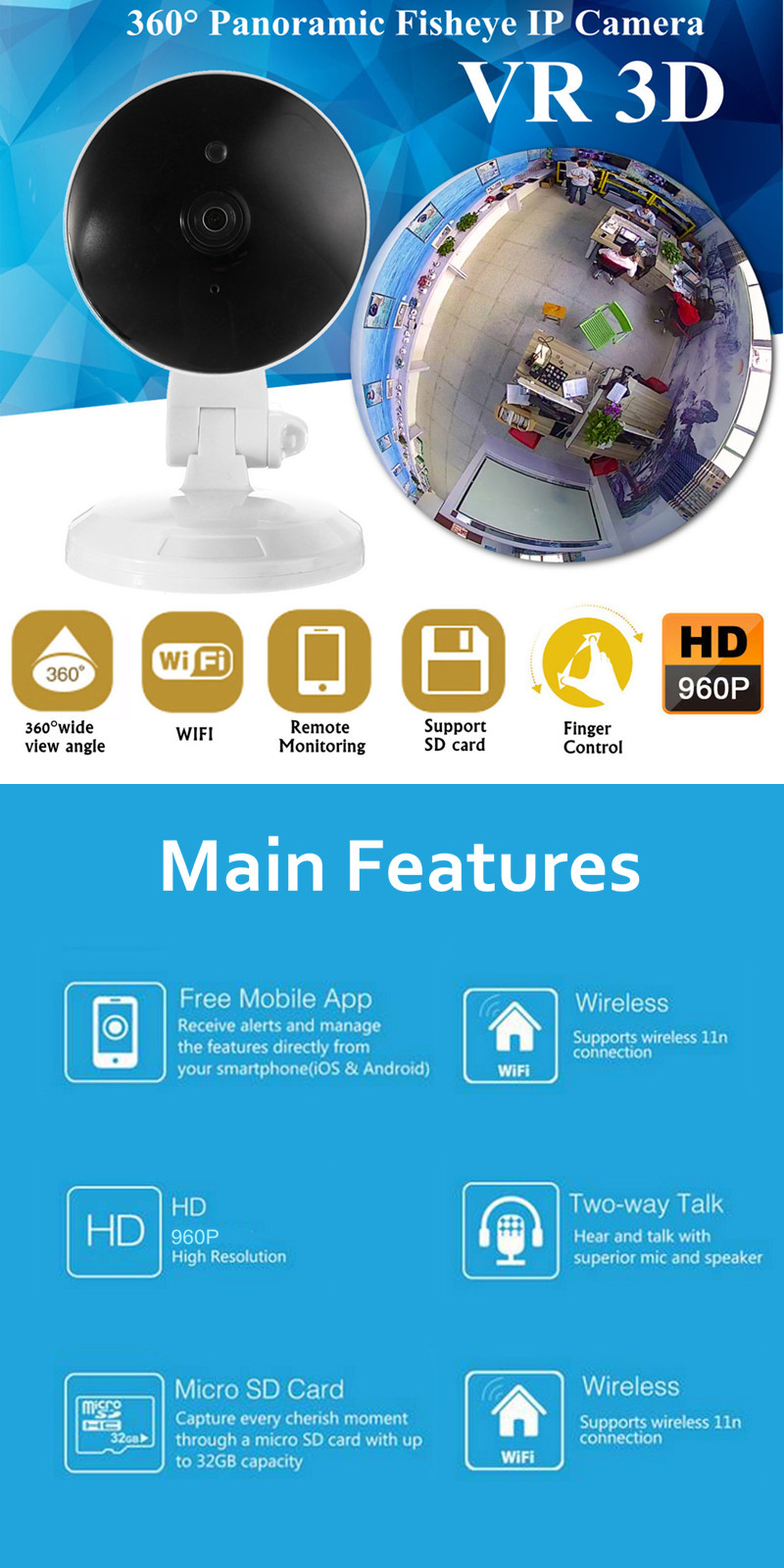 VR-360deg-3D-Panoramic-960P-Fisheye-IP-Camera-Wifi-13MP-Home-Security-Surveillance-Two-Way-Talk-Audi-1130127-2