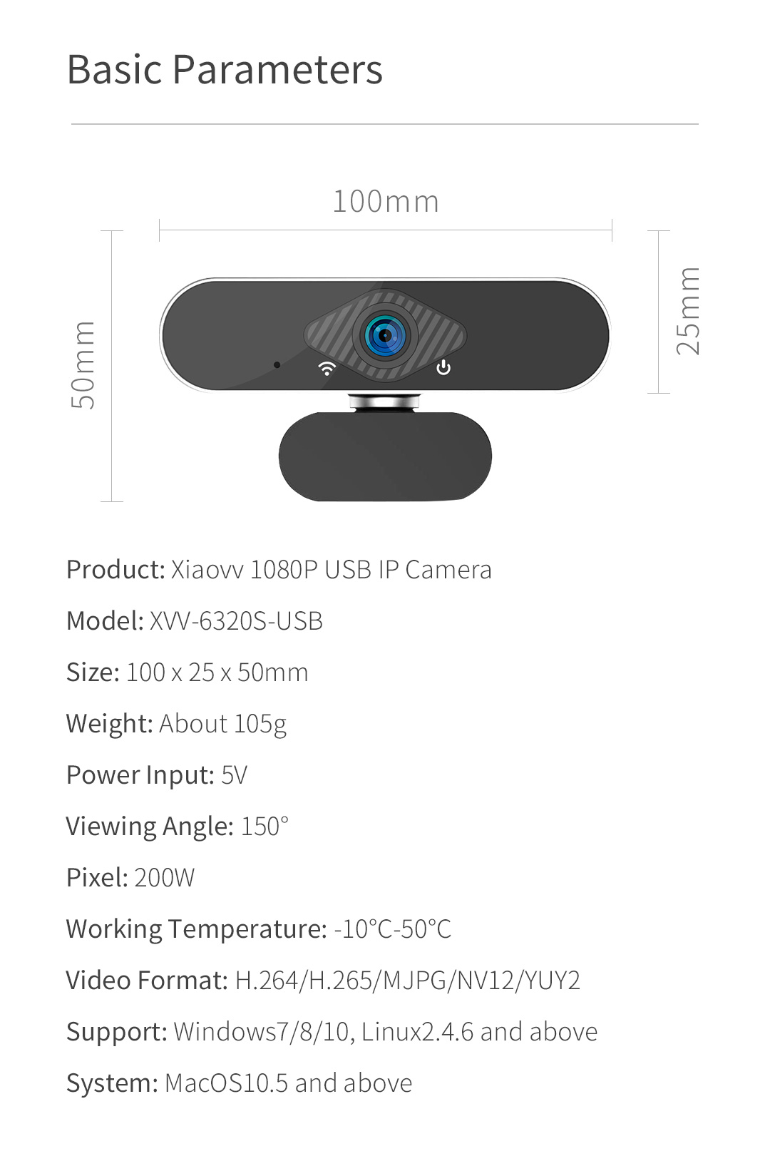 Xiaovv-1080P-USB-Webcam-IP-Camera-150deg-Ultra-Wide-Angle-Image-Optimization-Beauty-Processing-Auto--1774296-10