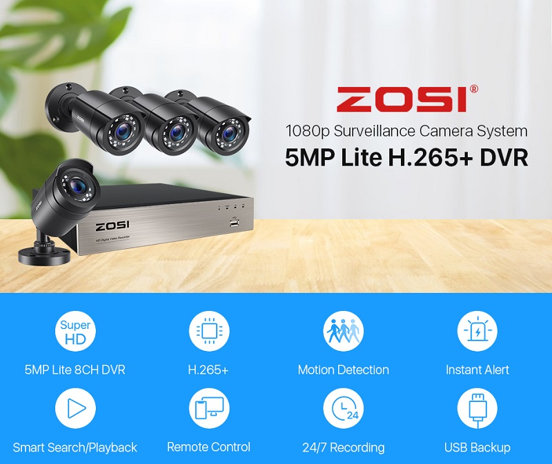 ZOSI-C106-8CH-Video-DVR--4PCS-2MP-1080P-HD-Coaxial-Camera-Set-with-Hard-Drive-Build-in-1T-HDD-DayNig-1948747-1