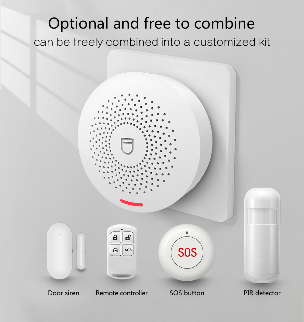 YAOSHENG-YS150-Wifi-Alarm-System-Wireless-Security-Burglar-With-Motion-Sensors--Door-Sensor-Tuya-App-1907348-10