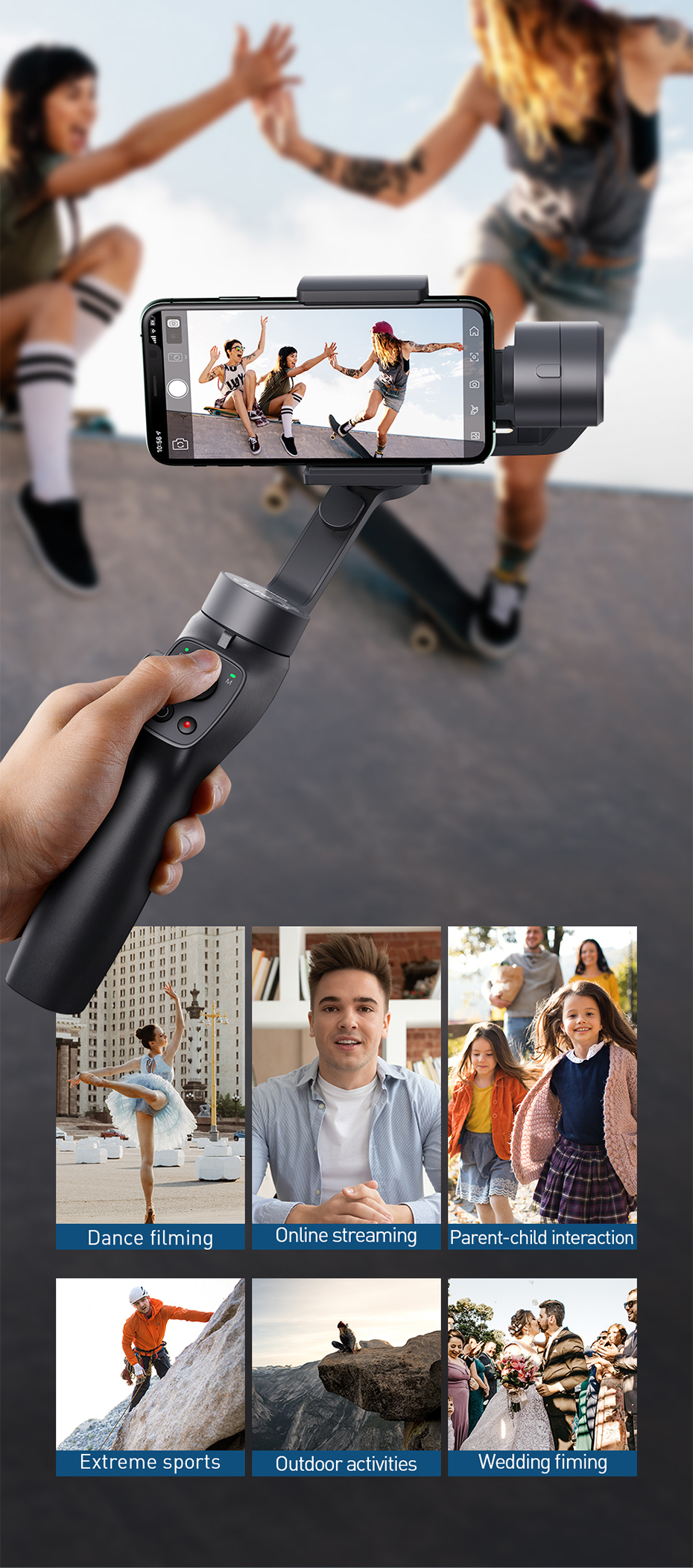 Baseus-3-Axis-Handheld-Gimbal-Stabilizer-bluetooth-Selfie-Stick-Outdoor-Holder-wFocus-Pull-Zoom-for--1671605-3