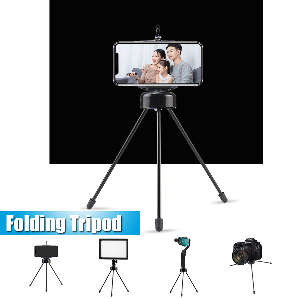 Mobile-Phone-Live-Bracket-Photo-Camera-Tripod-Photography-Light-Stand-Flash-Stand-Desktop-Tripod-1718334-2