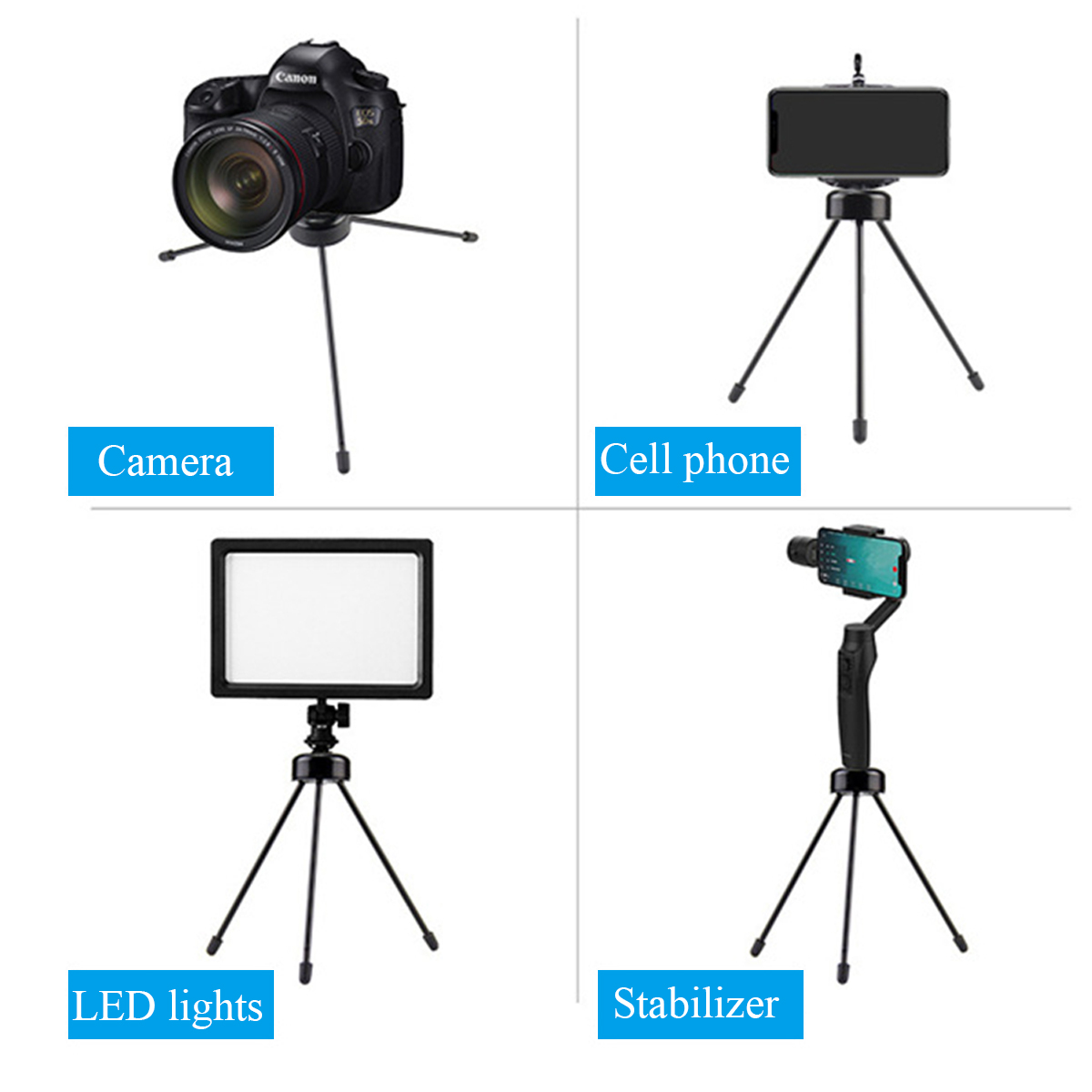 Mobile-Phone-Live-Bracket-Photo-Camera-Tripod-Photography-Light-Stand-Flash-Stand-Desktop-Tripod-1718334-3