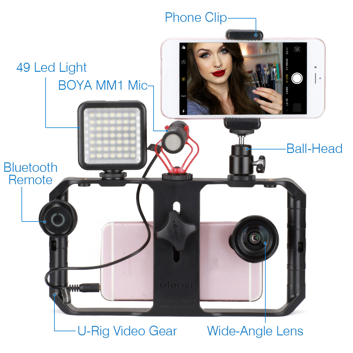 Ulanzi-U-Rig-Pro-Video-Rig-Vlog-Youtube-Facebook-Live-Stream-Handheld-Stabilizer-Bracket-Self-Stick--1688361-3