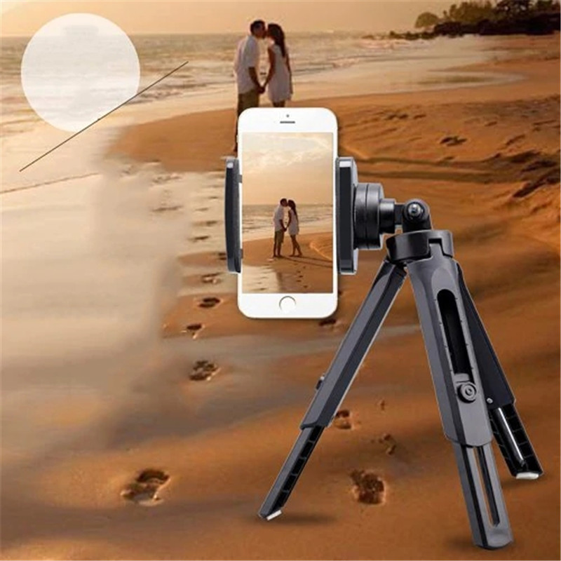 2-in-1-Desktop-Three-way-Tripod-for-Sport-Live-Camera-Camcorder-With-Phone-Clip-Holder-1460764-8