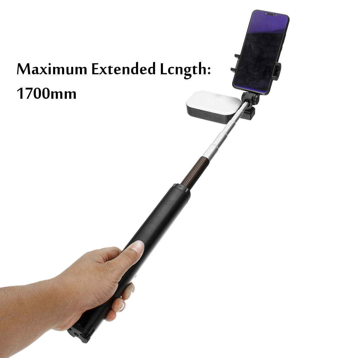 6-in-1-Self-timer-Extendable-bluetooth-Selfie-Stick-Fill-Light-Live-broadcasting-Cell-Phone-Holder-B-1654838-5