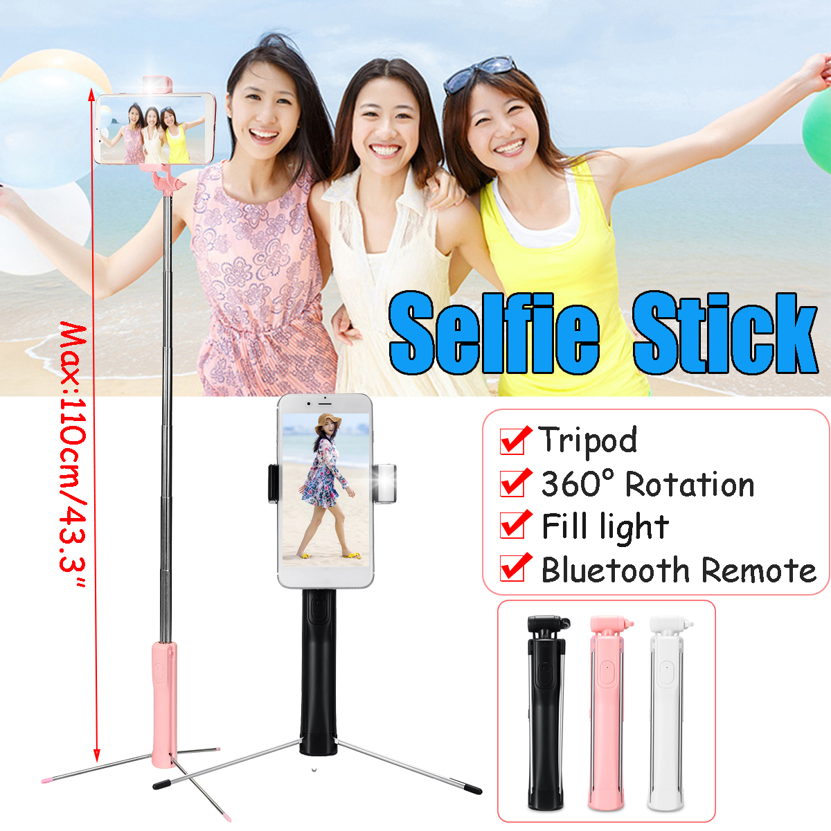 A19-110cm-3-in-1-bluetooth-Remote-Extendable-Multi-angle-Rotation-Tripod-Selfie-Stick-With-Fill-Ligh-1415347-1