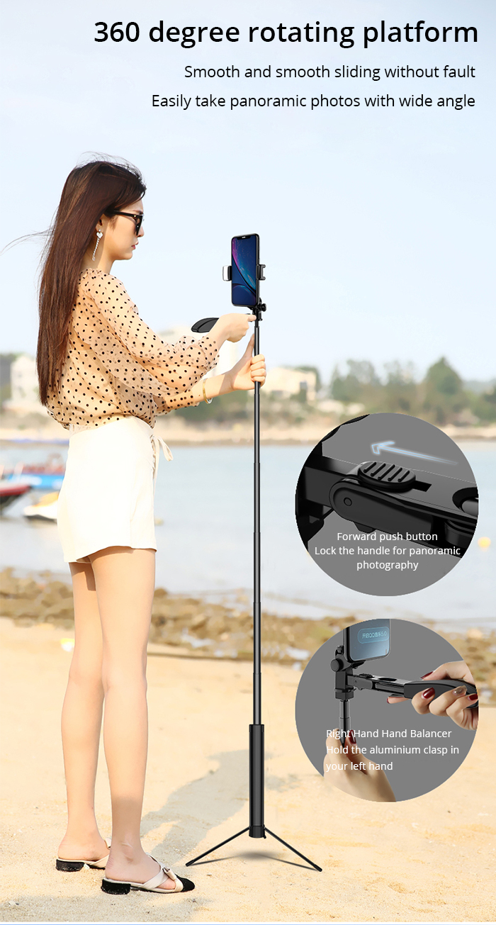 A21-Mobile-Phone-Stabilizer-Folding-Gimbal-bluetooth-Tripod-Outdoor-Anti-shake-Sport-Selfie-Stick-Br-1565745-6