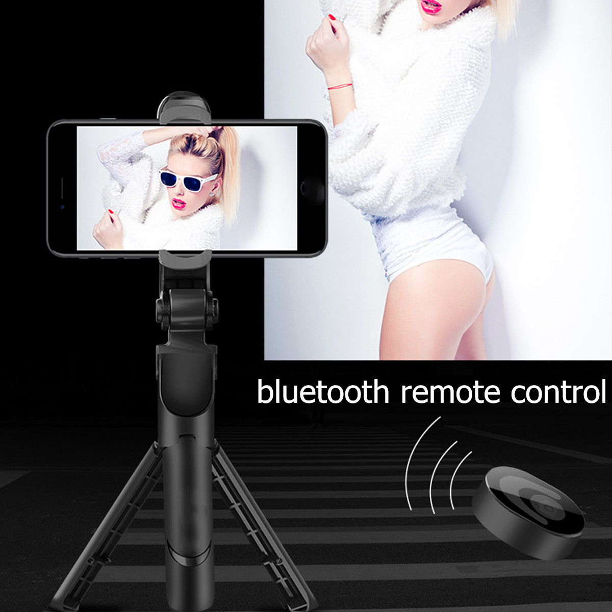 Bakeey-360-Degree-Selfie-Stick-Tripod-Desktop-Phone-Holder-with-bluetooth-Remote-Control-1293454-7