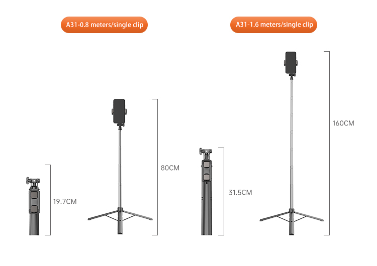 Bakeey-A31-Mobile-Phone-Tripod-Stand-Selfie-Stick-bluetooth-Control-Telescopic-Rotatable-Dual-Holder-1808672-14