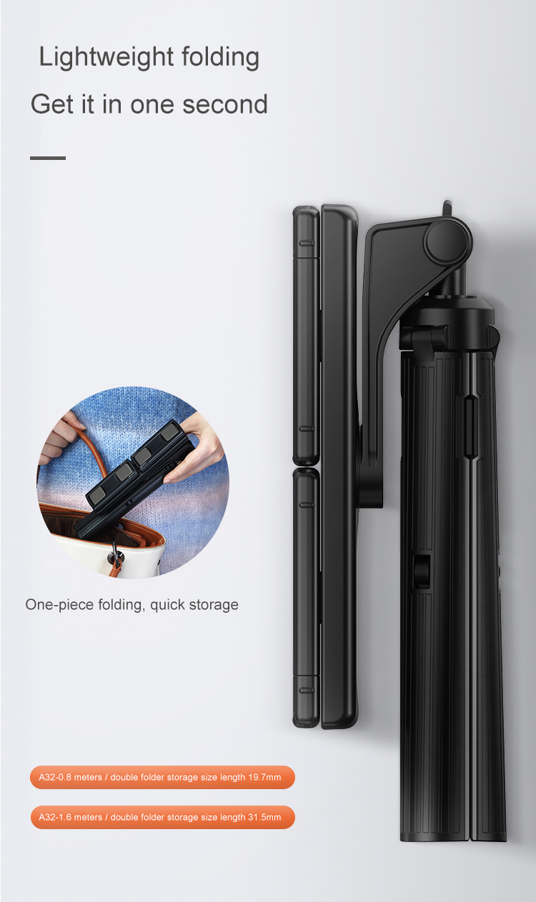 Bakeey-A31-Mobile-Phone-Tripod-Stand-Selfie-Stick-bluetooth-Control-Telescopic-Rotatable-Dual-Holder-1808672-7
