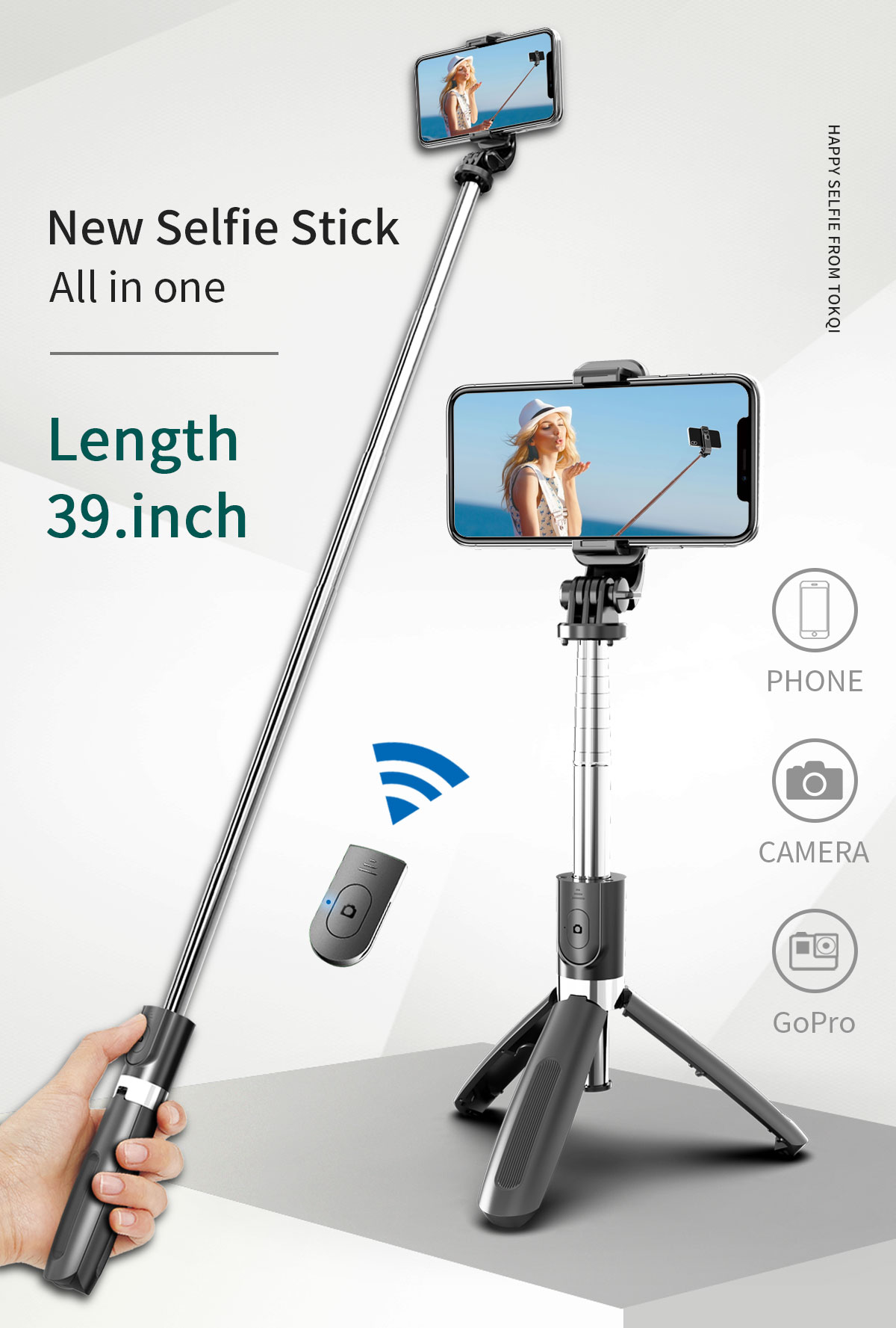 Bakeey-L02-bluetooth-Wireless-Selfie-Stick-All-in-One-Tripod-Foldable--Monopods-Lighting-Remote-Cont-1740246-1