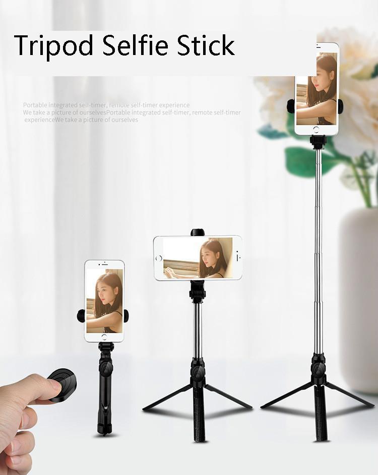 Bakeey-Mini-Foldable-Tripod-2-In-1-Monopod-with-bluetooth-Wireless-Remote-Selfie-Stick-1336727-1