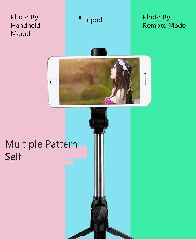 Bakeey-Mini-Foldable-Tripod-2-In-1-Monopod-with-bluetooth-Wireless-Remote-Selfie-Stick-1336727-4