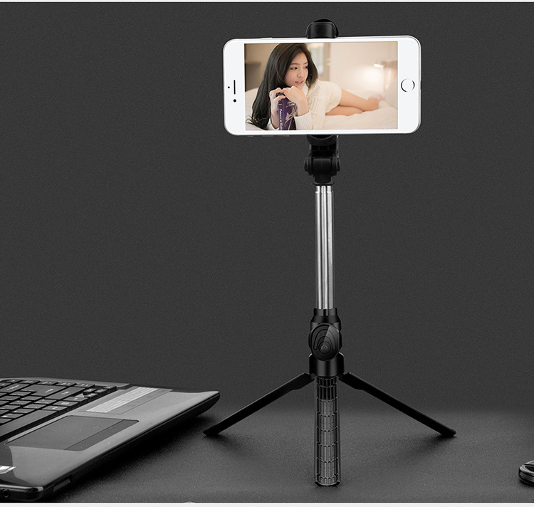 Bakeey-Mini-Foldable-Tripod-2-In-1-Monopod-with-bluetooth-Wireless-Remote-Selfie-Stick-1336727-10