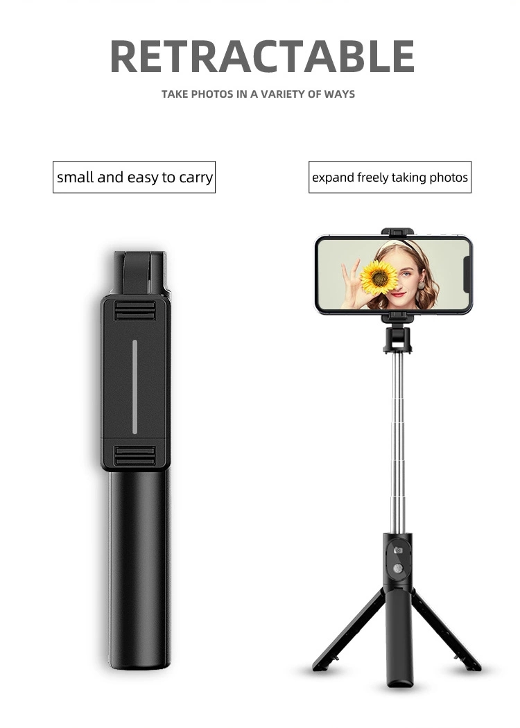 Bakeey-P30-bluetooth-Telescopic-Bracket-Universal-Portable-Flexible-Selfie-Stick-Tripod-with-Remote--1815795-2