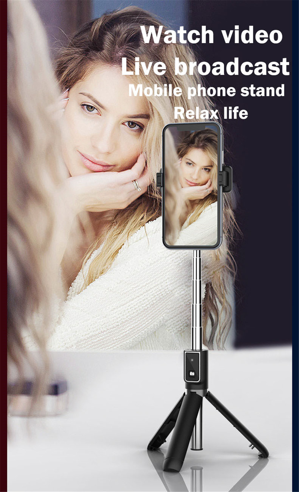 Bakeey-P40-Portable-Mini-Wireless-bluetooth-Control-Handheld-Selfie-Stick-Integrated-Tripod-Mobile-P-1701095-7
