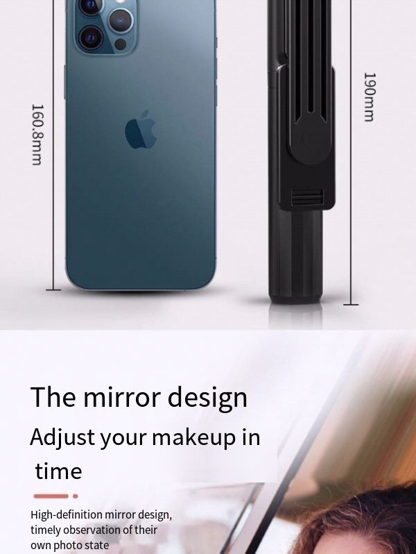 Bakeey-P40S-F-Wireless-bluetooth-Selfie-Stick-Foldable-Mini-Tripod-With-Dual-LED-Fill-Light-Live-Bro-1876352-6