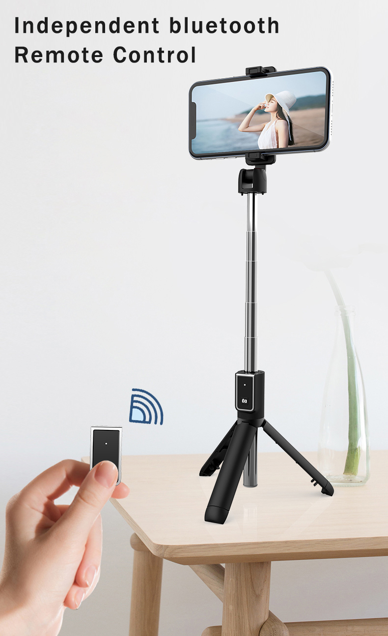 Bakeey-P50-2-in-1-bluetooth-Extendable-Foldable-Tripod-Selfie-Stick-for-iPhone-12-POCO-X3-NFC-Mobile-1746096-3