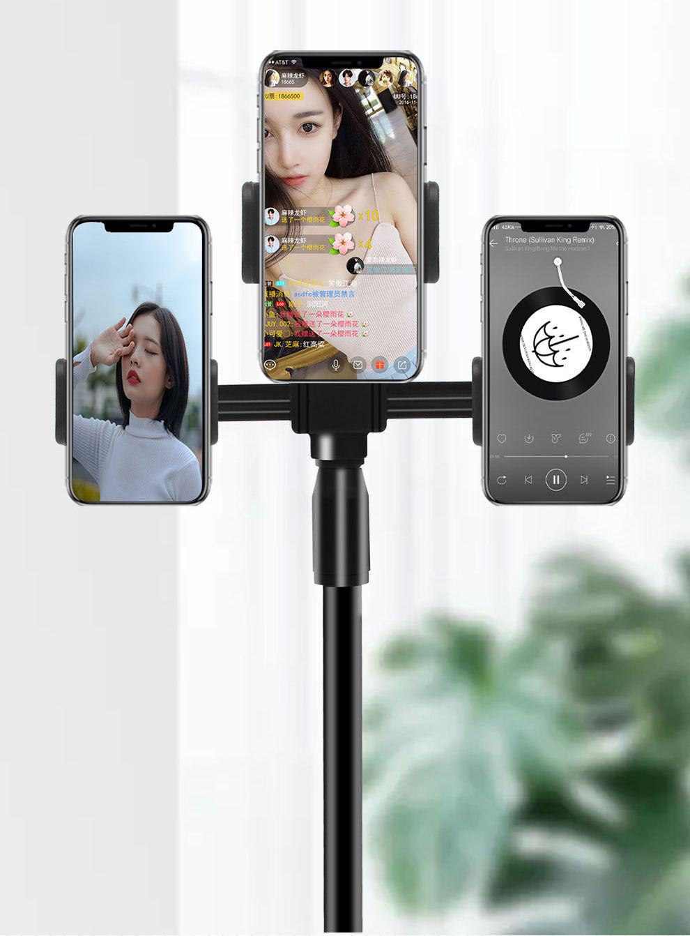 Bakeey-PC-10-Universal-Live-Broadcast-Foldable-Adjustable-Height-Stand-Holder-for-Mobile-Phone-Table-1803617-2