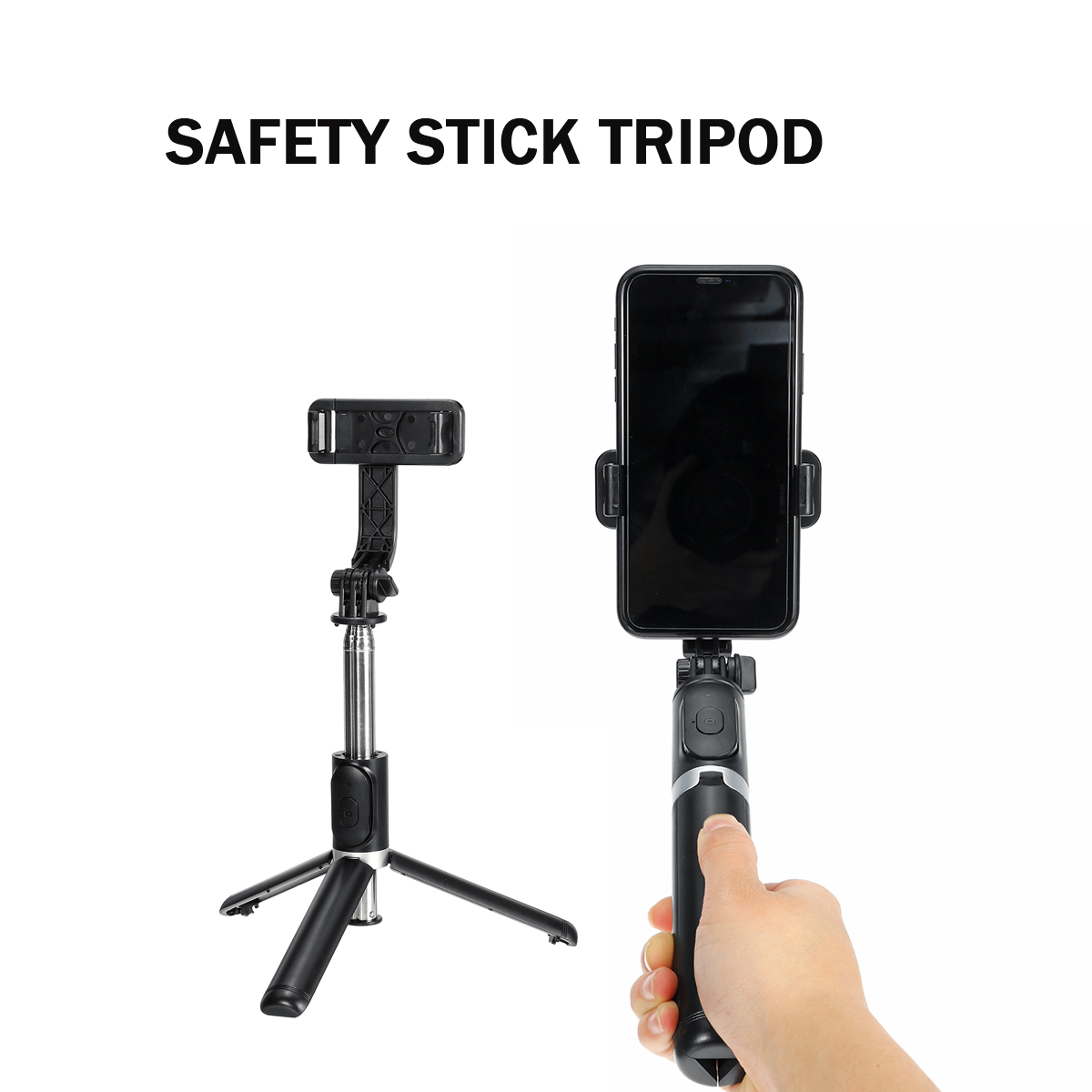 Bakeey-Q03-Selfie-Stick-Tripod-Hand-Gimbals-3-In-1-Multi-Modes-Wireless-bluetooth-Remote-Control-360-1818373-4