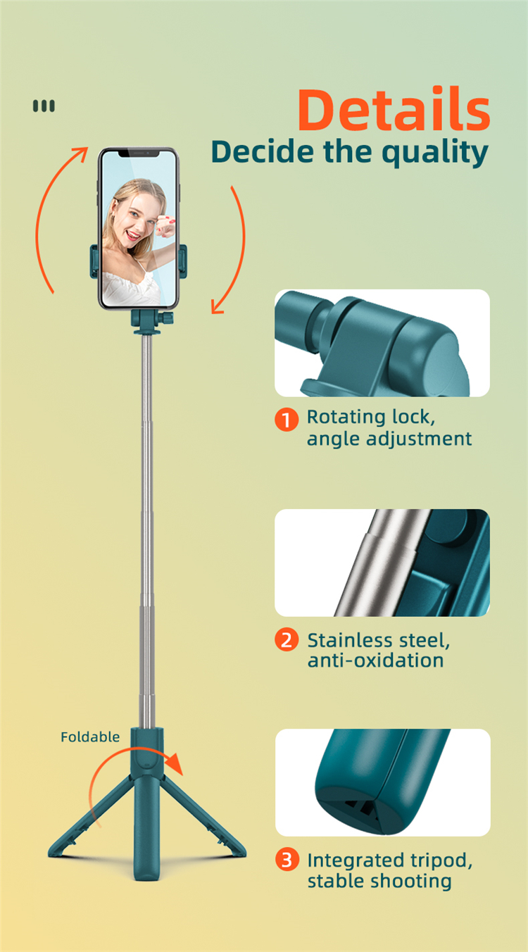 Bakeey-R1-3-in-1-Wireless-bluetooth-Selfie-Stick-Foldable-360-Degree-Rotation-Remote-Control-Tripod--1822471-7