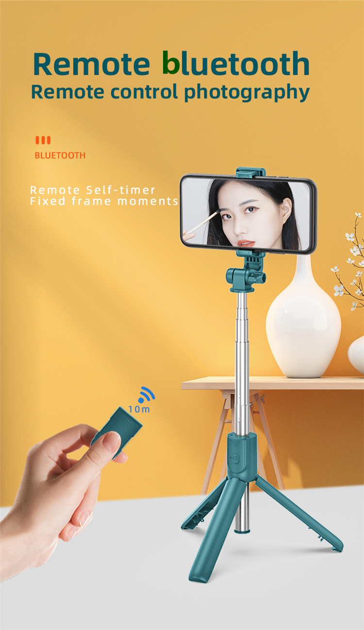 Bakeey-R1-3-in-1-Wireless-bluetooth-Selfie-Stick-Foldable-360-Degree-Rotation-Remote-Control-Tripod--1822471-8