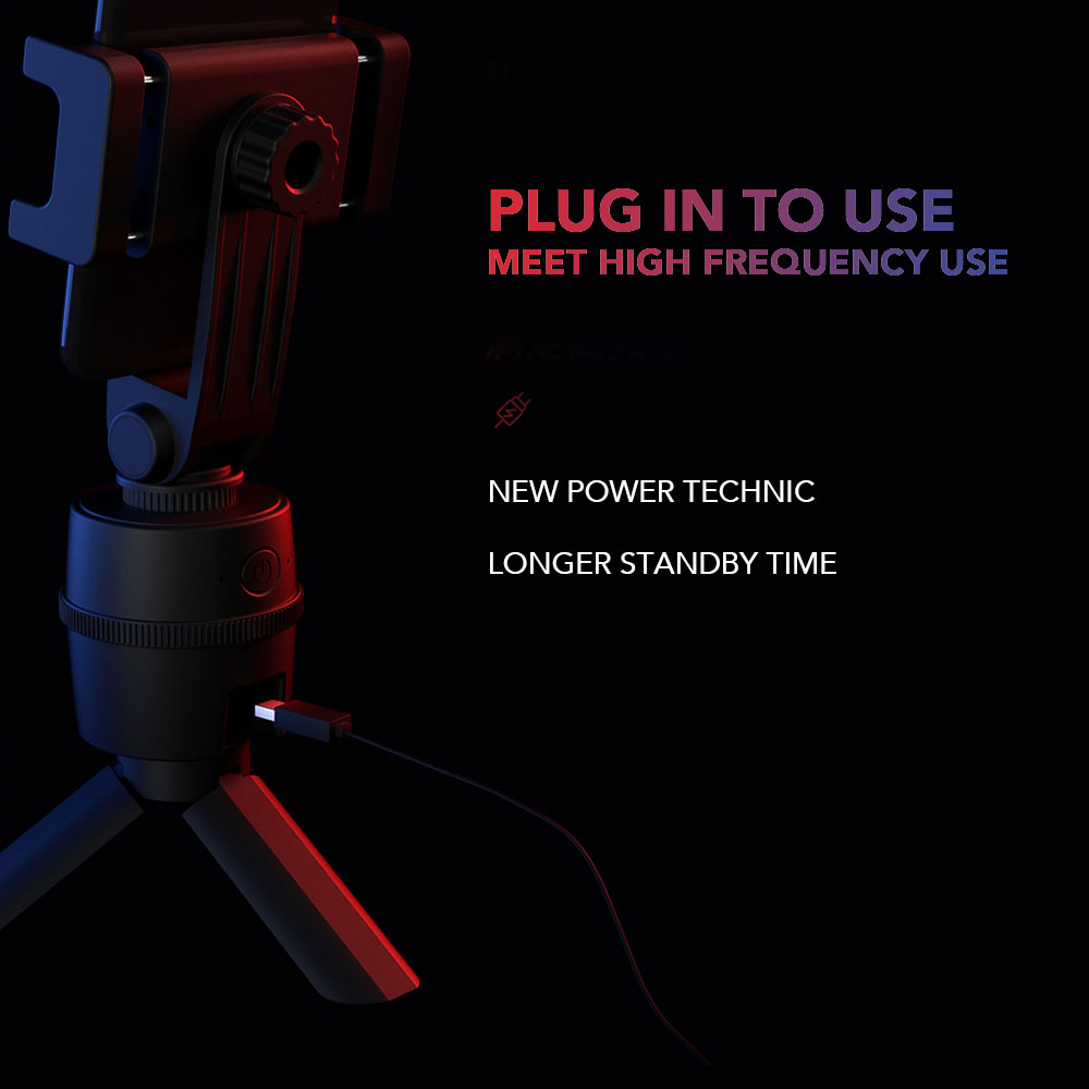 Bakeey-T1-Intelligent-Auto-Face-Tracking-Mobile-Phone-Stand-Gimbal-Stabilizer-Tripod-for-Selfie-Vlog-1824059-9