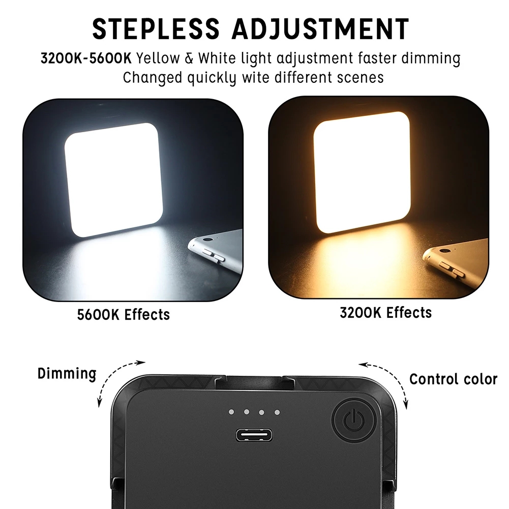 Bakeey-W64-2000mAh-Stepless-Adjustable-Fill-light-Video-Conference-Lighting-Mobile-Phone-Camera-Comp-1768649-4