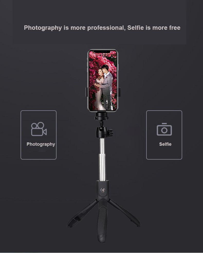 Bakeey-bluetooth-Wireless-Mini-Tripod-Selfie-Stick-Monopod-with-Remote-Control-for-iPhone-8-1384571-1