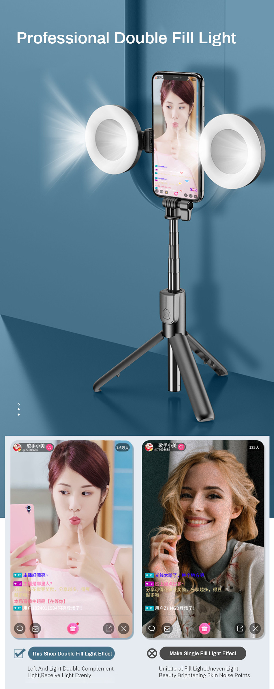Extendable-bluetooth-Selfie-Stick-with-LED-Ring-Fill-Light-Foldable-Live-Tripod-Monopod-for-YouTube--1673612-2