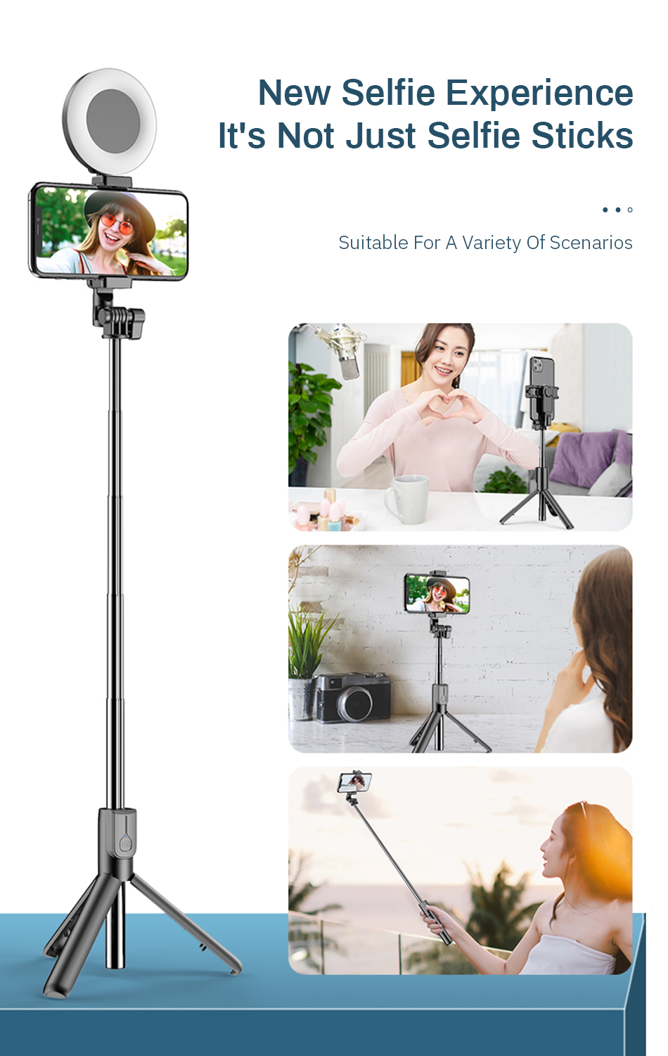 Extendable-bluetooth-Selfie-Stick-with-LED-Ring-Fill-Light-Foldable-Live-Tripod-Monopod-for-YouTube--1673612-4