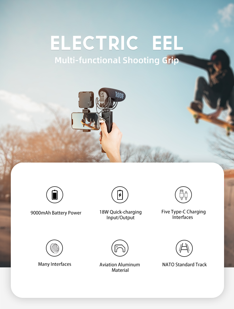 INKEE-ELECTIC-EEL-Multi-functional-Shooting-Grip-Tripod-Built-in-9000mAh-battery--5-Type-C-InOutput--1860946-1