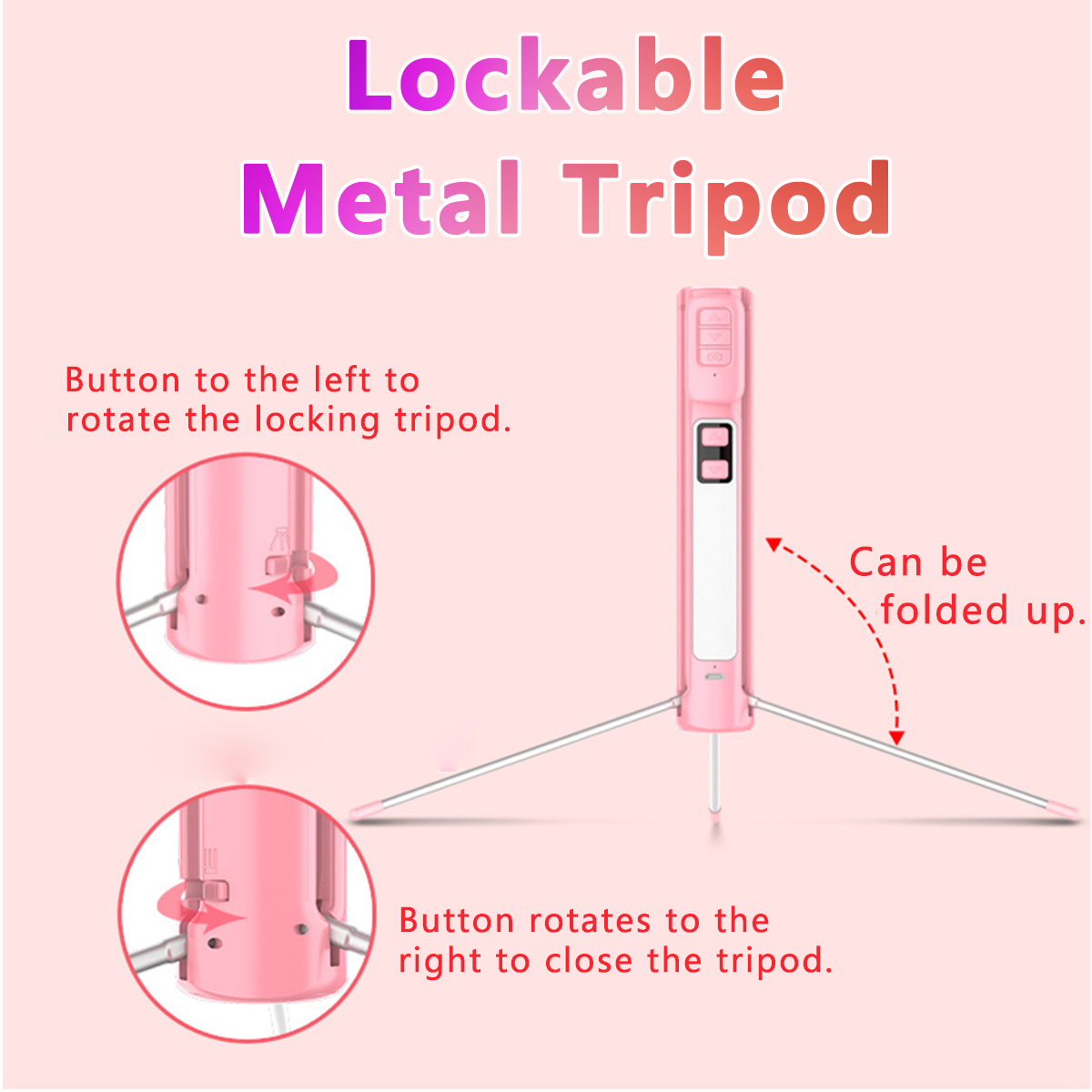 Mini-bluetooth-Hand-held-Selfie-Stick-Remote-Control-Multi-angle-Tripod-With-LED-Fill-Light-for-Live-1538122-2