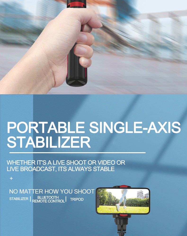 Selfieshow-AB302-bluetooth-50-Stabilizer-Anti-shake-Stable-Tripod-Selfie-Stick-for-Video-Shooting-Vl-1851182-2