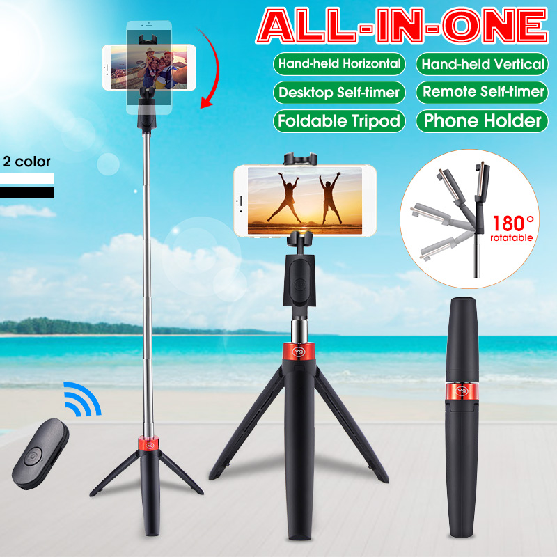 Y9-All-in-One-bluetooth-Selfie-Stick-Mini-Desktop-Tripod-Monopod-180-Rotation-Foldable-Selfie-Sticks-1675377-10