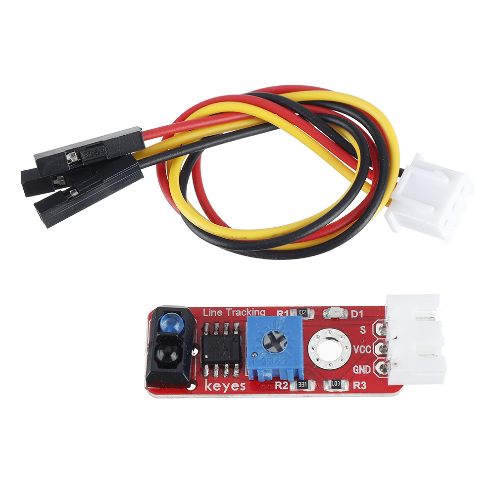 2Pcs-Keyes-Brick-Grayscale-SensorPad-hole-Anti-reverse-Plug-White-Terminal-TCRT5000-Sensor-Module-1808828-4