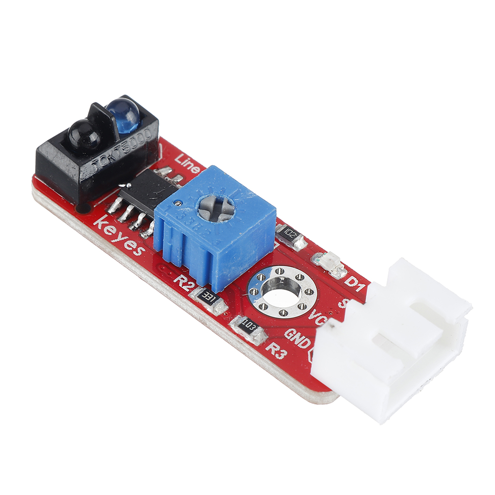 2Pcs-Keyes-Brick-Grayscale-SensorPad-hole-Anti-reverse-Plug-White-Terminal-TCRT5000-Sensor-Module-1808828-7