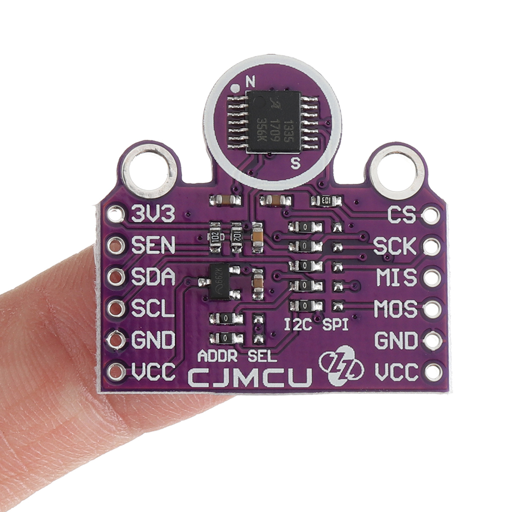 CJMCU-1335-Hall-Effect-360deg-Non-Contact-X-Y-Plane-Angle-Sensor-Module-33V5V-I2C-SPI-1316187-5