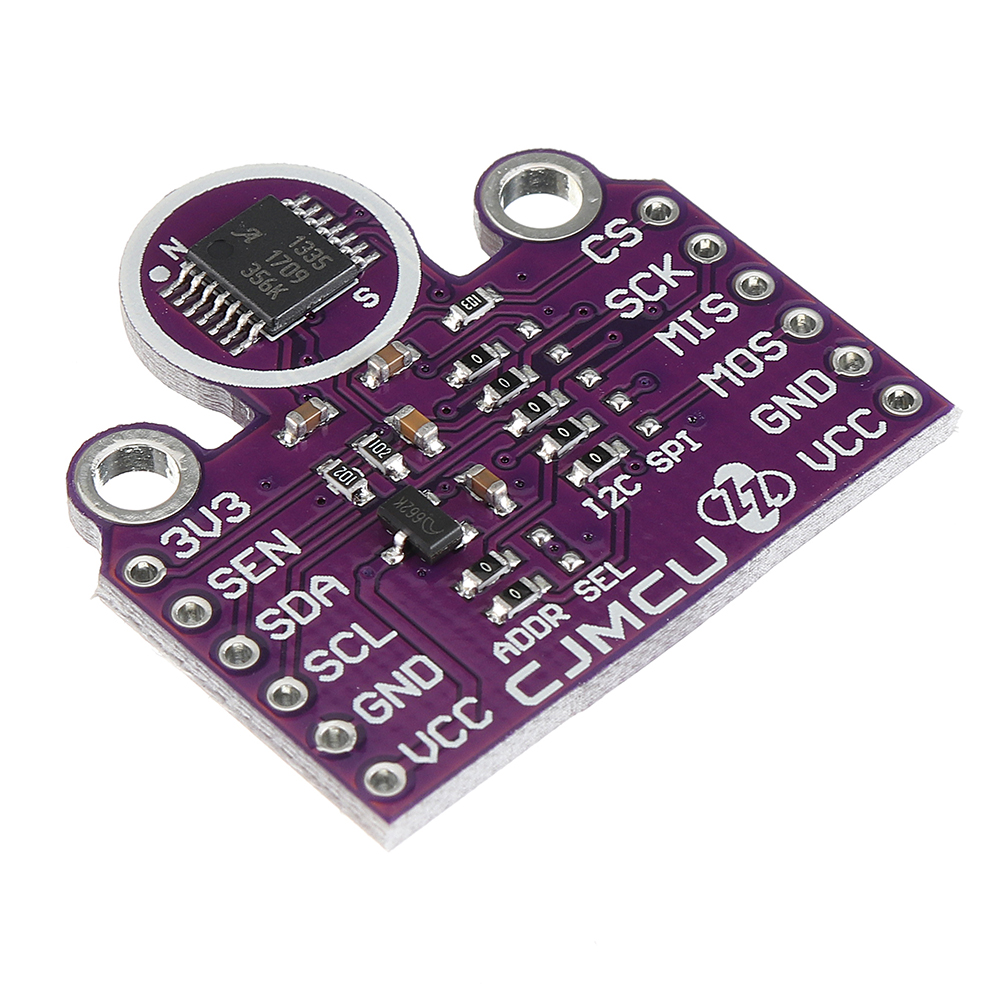 CJMCU-1335-Hall-Effect-360deg-Non-Contact-X-Y-Plane-Angle-Sensor-Module-33V5V-I2C-SPI-1316187-8