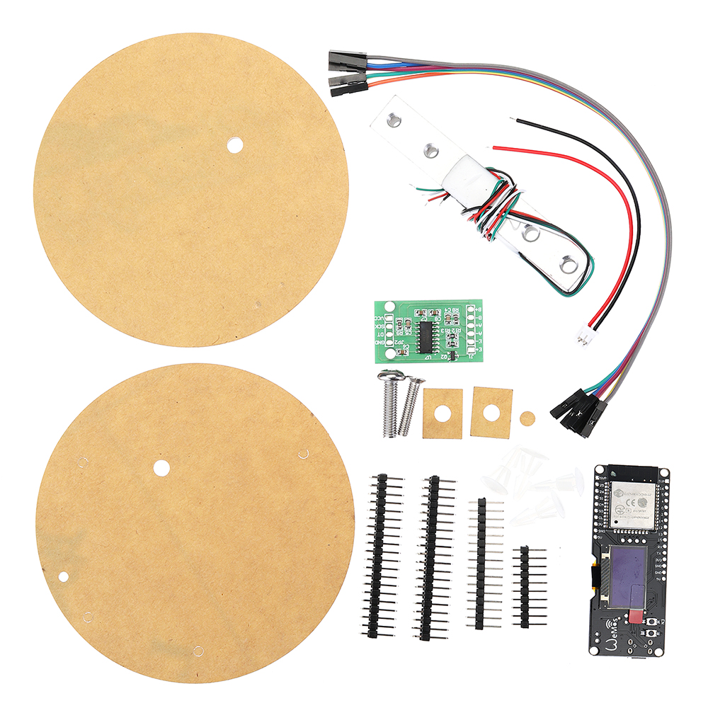 ESP32-096-OLED-HX711-Digital-Load-Cell-1KG-Weight-Sensor-Board-Development-Tool-Kit-1410870-7
