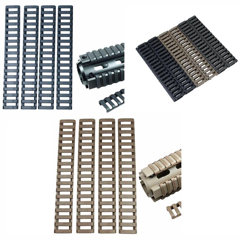 4pcs-18-Slot-Picatinny-Ladder-Rail-Panel-Handguard-Protector-Resistant-Cover-1137980-2