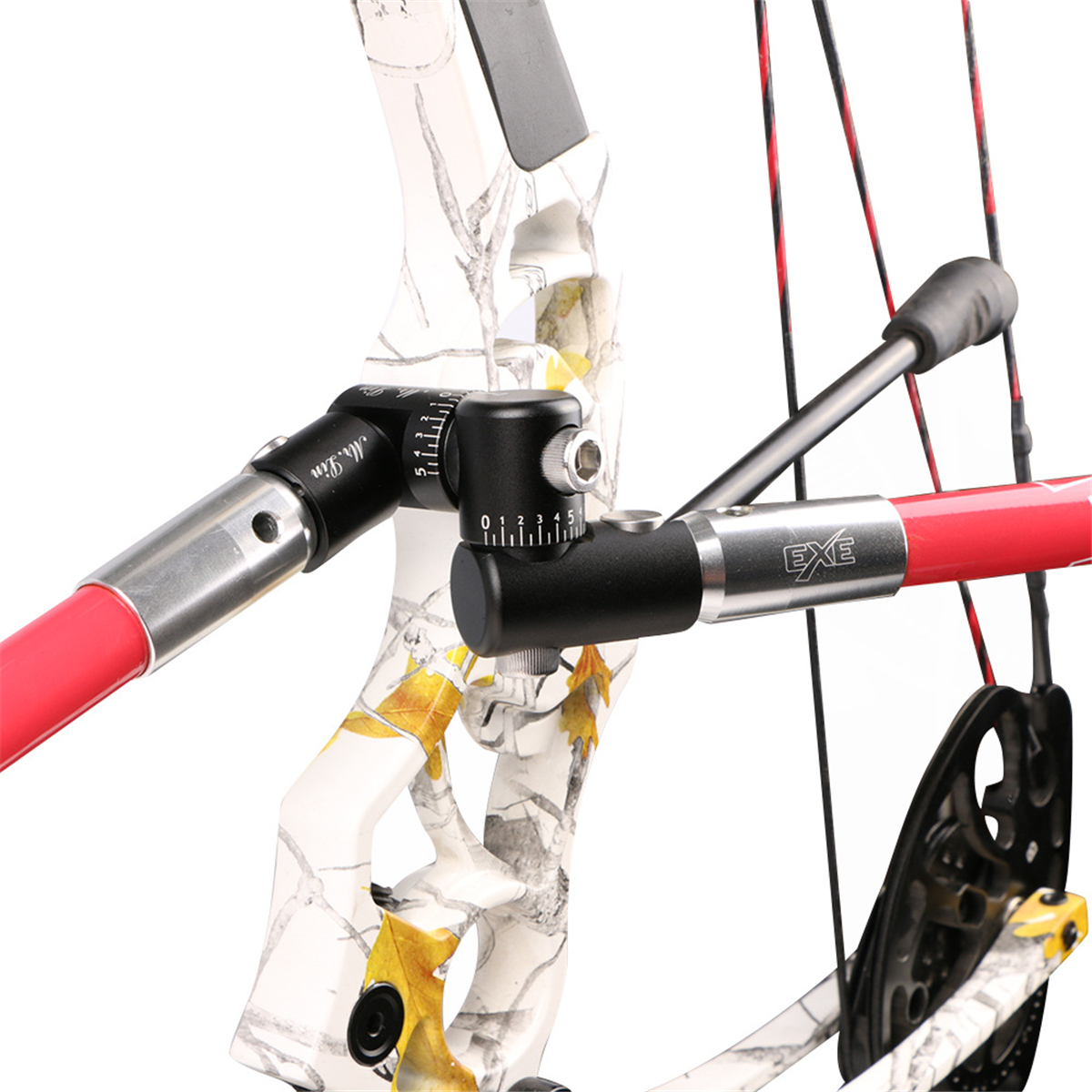 Archery-Single-Side-V-Bar-Quick-Disconnect-Mount-Adjustable-Bow-Rod-Stabilizer-Bow-Stand-1536488-4